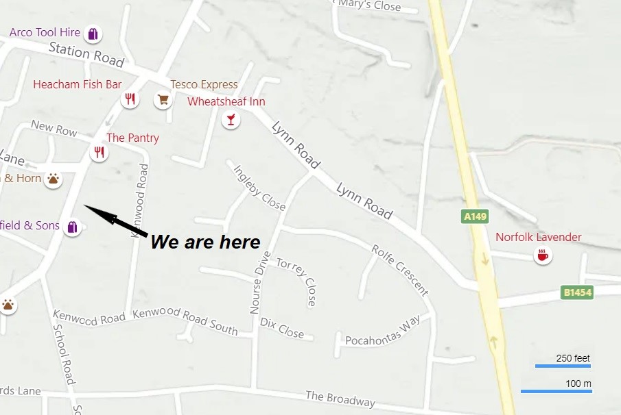 Map from the south